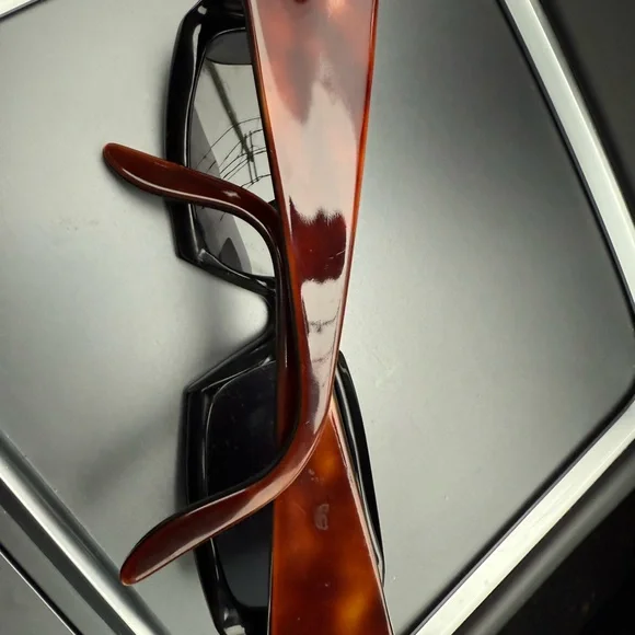 Made in Italy- Black Oversized Square Women’s Sunglasses - Picture 4 of 6